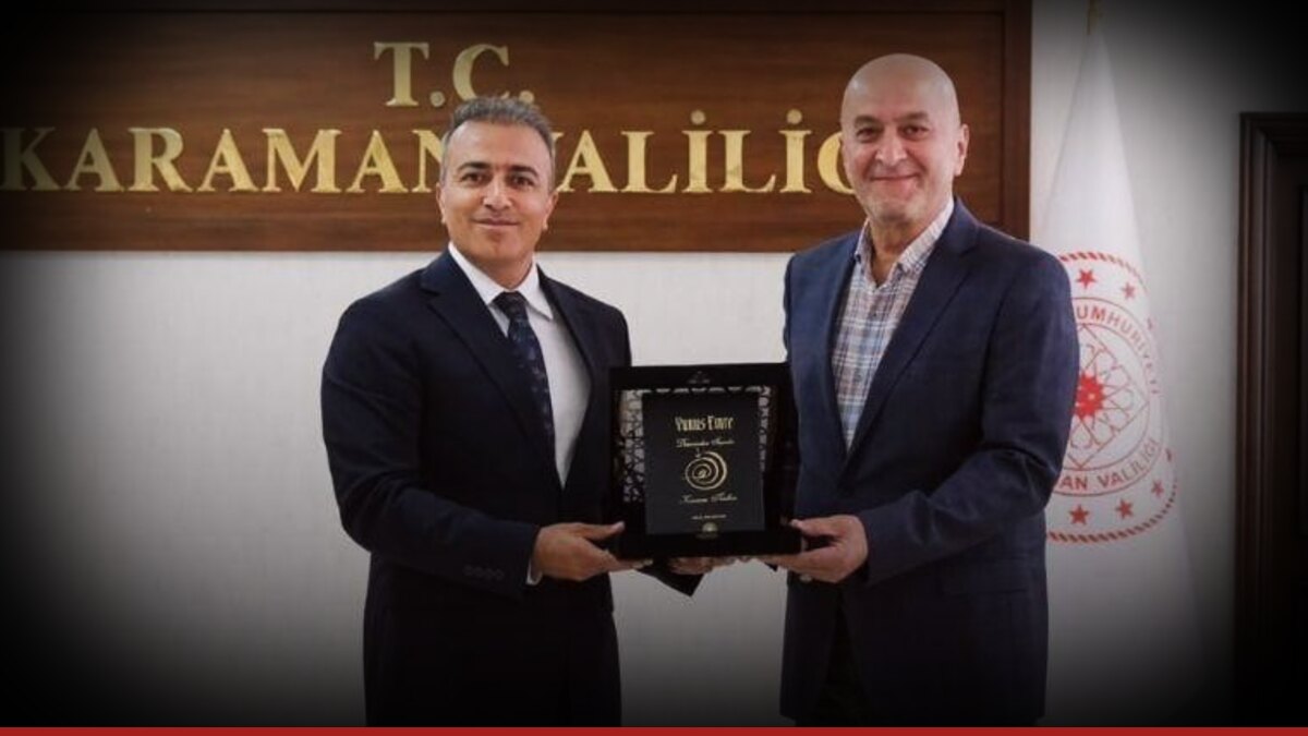 Mehir Vakfı Başkanı Özdemir, Vali Çiçek'i ziyaret etti